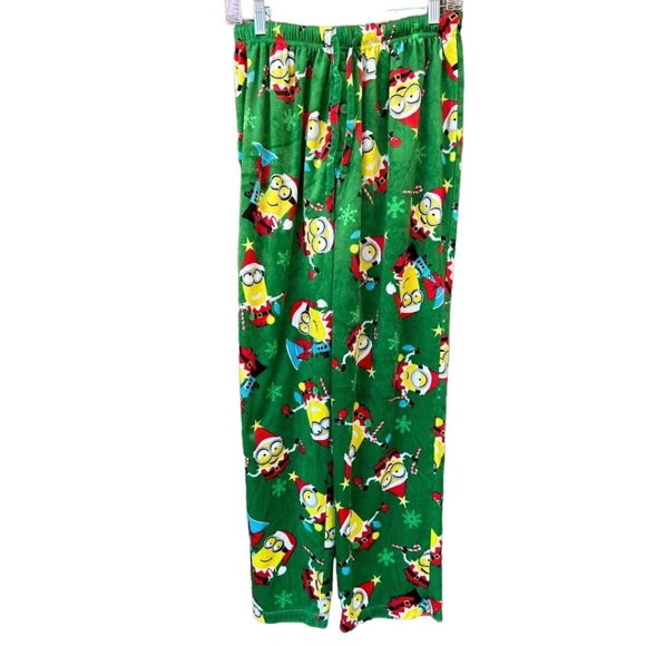 Universal Pants Despicable Me Minions Mens Velour Christmas Pajama